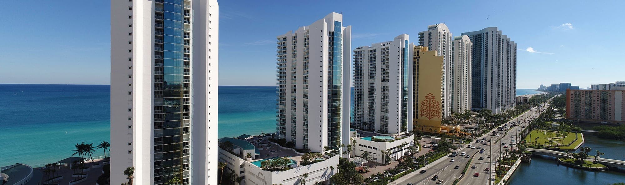 Collins Avenue near the Tetri’s Smile practice in Sunny Isles Beach